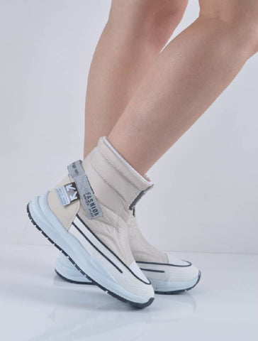 Bej Fermuarlı Kışlık Spor Bot