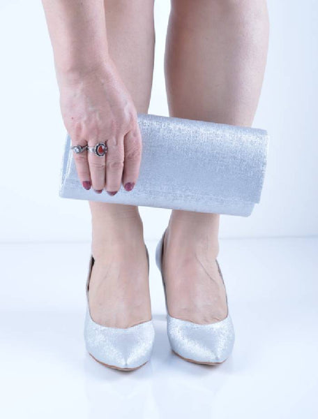 Stiletto Şampanya Topuk Takım