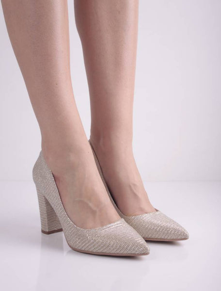 Ten Çizgili Stiletto Topuklu Ayakkabı